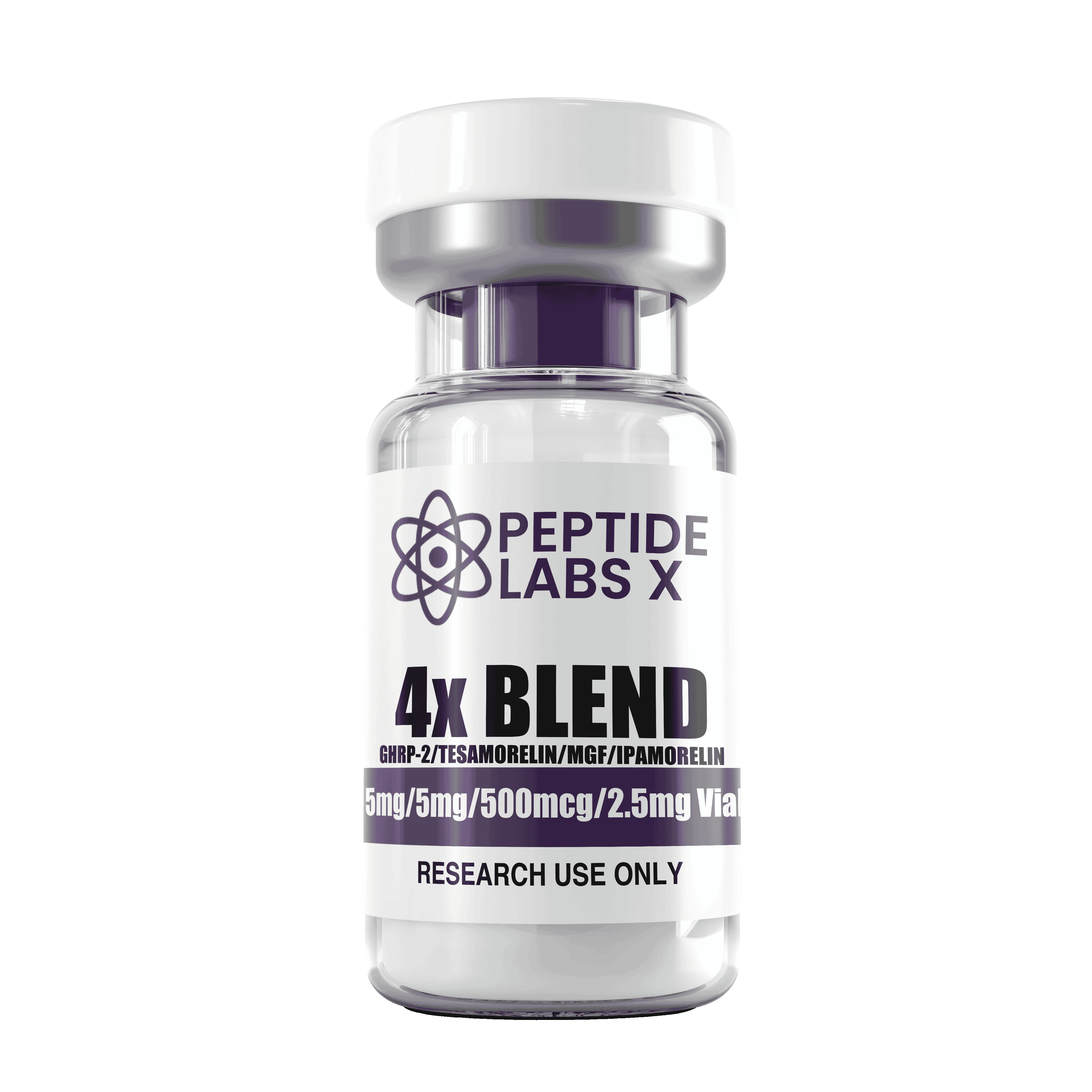 4X Blend GHRP-2 (5mg) / Tesamorelin (5mg) / MGF (500mcg) / Ipamorelin (2.5mg)