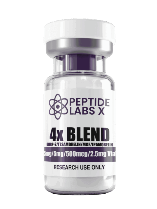 4X Blend GHRP-2 (5mg) / Tesamorelin (5mg) / MGF (500mcg) / Ipamorelin (2.5mg)