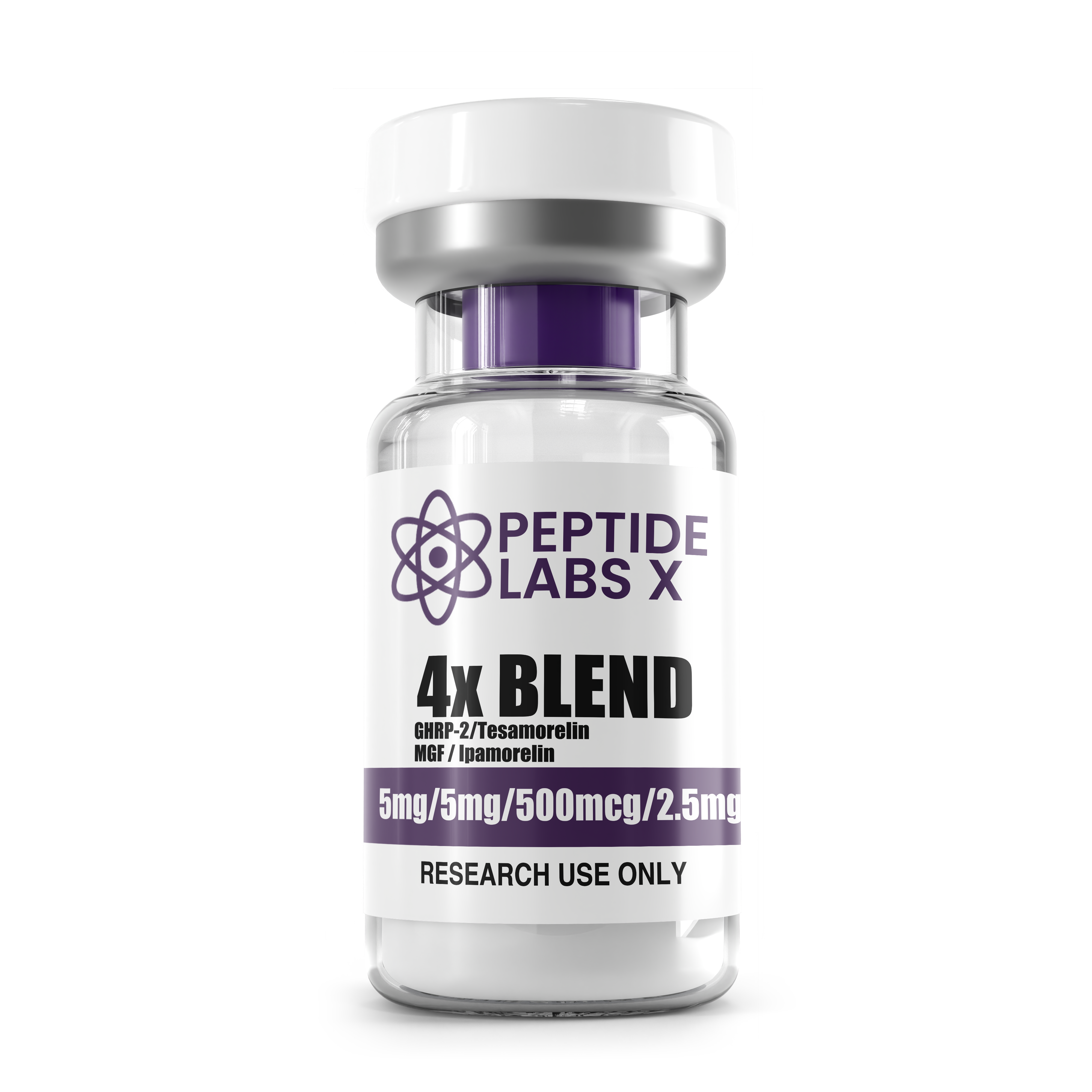 4X Blend GHRP-2 (5mg) / Tesamorelin (5mg) / MGF (500mcg) / Ipamorelin (2.5mg)